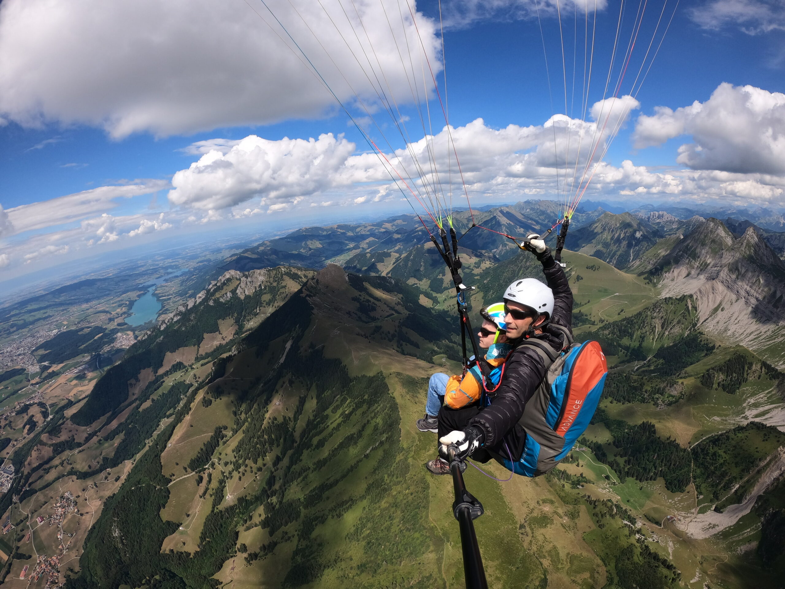 Vol parapente biplace à Grandvillard
